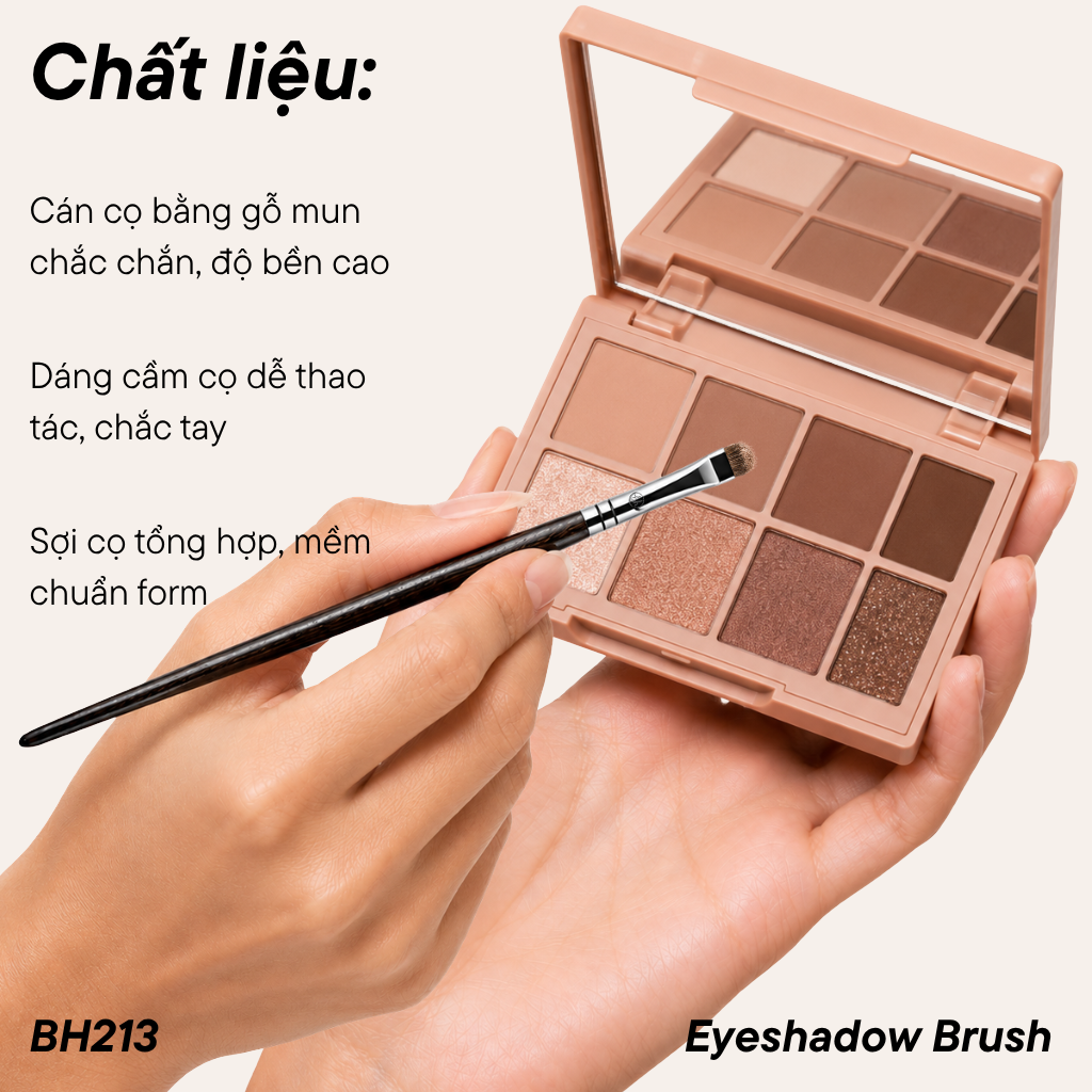 Cọ Tán Mắt BH Cosmetics Eyeshadow Brush BH213